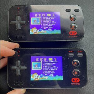 DreamGear My Arcade Gamer‎ V Portable Hand Held System 220 Games in 1 ~ Set of 2